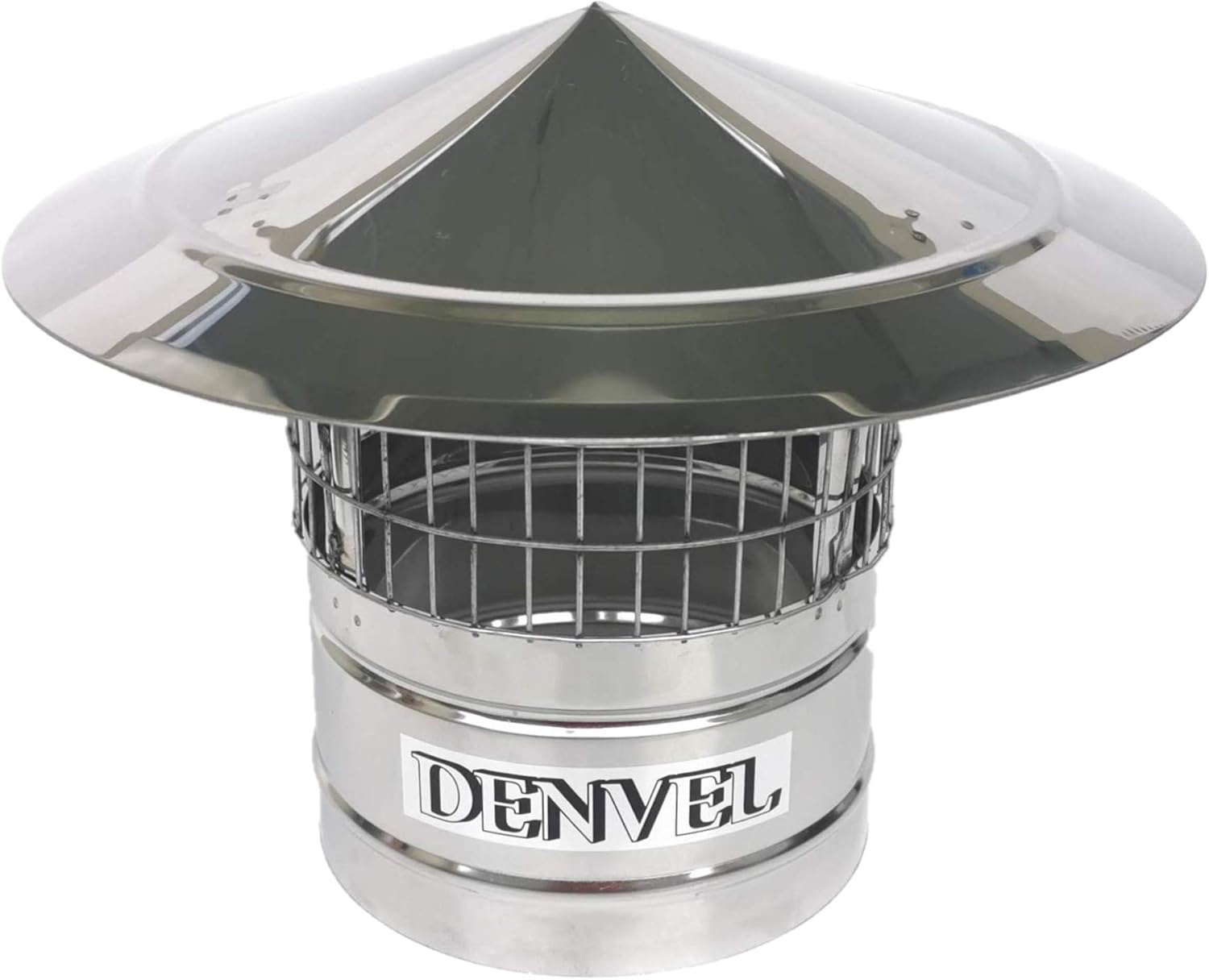 80mm Schornsteinhaube Mit Vogelschutz Edelstahl Vogelschutzgitter für ...